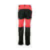 Hondensport broek DOUBLE rood achterzijde