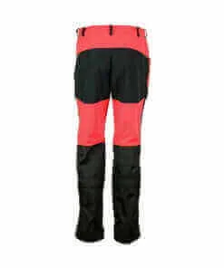 Hondensport broek DOUBLE rood achterzijde