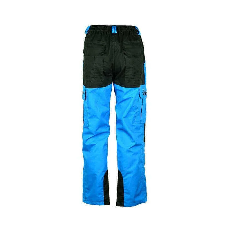 Hondensport broek MONTI blauw achterzijde Hondensport broek MONTI blauw achterkant
