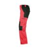 Hondensport broek MONTI rood zijkant