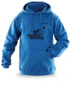 Hoodie AUSTRALIAN SHEPHERD blauw