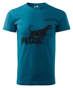 T-shirt-DOBERMANN-turquoise