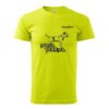 t-shirt border terrier lime