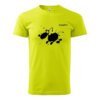 t-shirt dog blot Lime