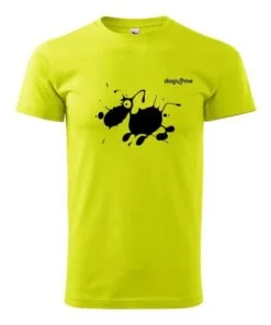 t-shirt dog blot Lime