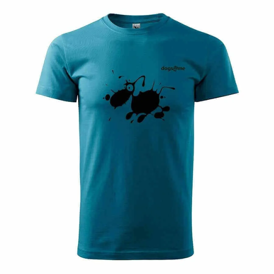 t-shirt dog blot Turquoise