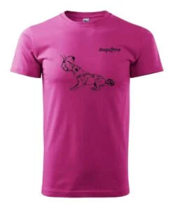 t-shirt GSD met bite pad Roze